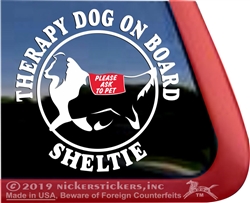 Sheltie Window Decal