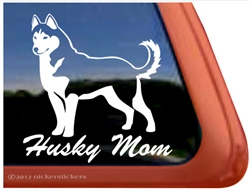 Husky Mom Siberian Husky Dog iPad Car Truck Window Decal Sticker