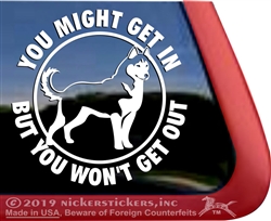 Siberian Husky Dog iPad Car Truck Window Decal Sticker