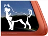Custom Siberian Husky Dog iPad Car Truck Window Decal Sticker