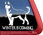 GOT Siberian Husky iPad Care Truck Window Decal Sticker