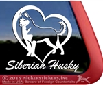 Siberian Husky Dog iPad Car Truck Window Decal Sticker