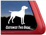 Weimaraner Window Decal