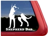 German Shepherd Window Decal