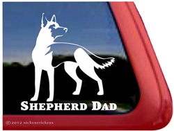 German Shepherd Window Decal