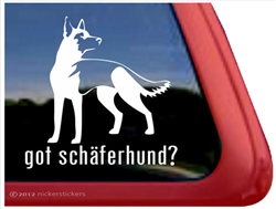 German Shepherd Window Decal