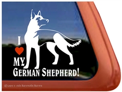 German Shepherd Window Decal