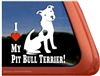 Pit Bull Terrier Window Decal