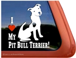 Pit Bull Terrier Window Decal