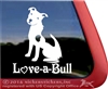 Love-a-Bull Pit Bull Adoption Car Truck RV Vinyl Window Decal Sticker