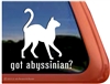 Abyssinian Window Decal