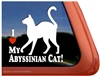 Abyssinian Window Decal