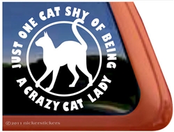 Abyssinian Window Decal