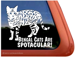 Bengal Window Decal