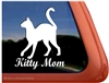 Kitty Mom Window Decal