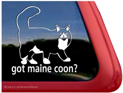 Maine Coon Window Decal