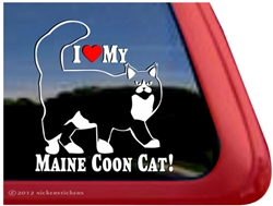 Maine Coon Window Decal