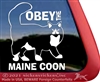 Maine Coon Window Decal