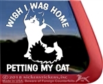 Kitty Cat Tabby  iPad Car Truck Window Decal Sticker