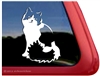 Black & White Kitty Window Decal