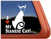 Siamese Cat Window Decal