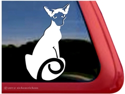 Custom Siamese Cat Vinyl Car Truck RV Window Decal Sticker