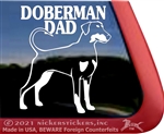 Doberman Pinscher Window Decal