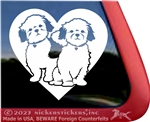 Custom Shih Tzu Vinyl Window Decal