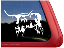 Longhorn Window Decal