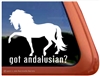 Andalusian Horse Trailer  Window Decal