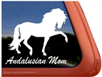 Andalusian Horse Trailer  Window Decal