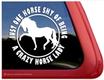 Andalusian Horse Trailer  Window Decal