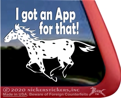 Custom Leopard Appaloosa Vinyl Horse Trailer Car Truck RV Window Decal Sticker