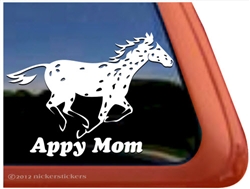 Custom Leopard Appaloosa Vinyl Horse Trailer Car Truck RV Window Decal Sticker