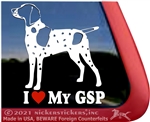 German Shorthaired Pointer Window Decal