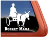 Donkey Driving Window Decal