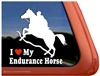 Endurance Horse Trailer Window Decal