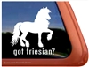 Friesian Window Decal