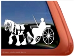 Gypsy Horse Trailer  Window Decal