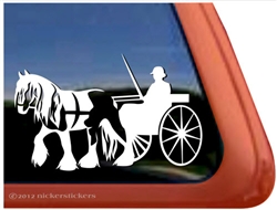 Gypsy Horse Trailer  Window Decal