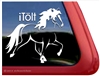 Icelandic Horse Trailer Window Decal