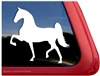 Custom Saddlebred Horse Trailer Car Truck RV Window Decal Sticker