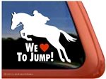 Jumper Trailer Window Decal