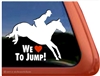 Jumper Trailer Window Decal