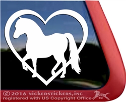 Custom Miniature Horse Vinyl Car Truck RV Trailer Window Decal Sticker
