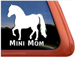 Miniature Horse Window Decal