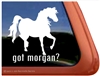 Morgan Horse Trailer Window Decal