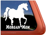 Morgan Horse Trailer Window Decal