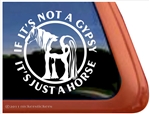 Gypsy Mare Horse Trailer  Window Decal