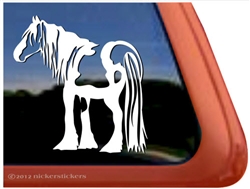 Gypsy Mare Horse Trailer  Window Decal